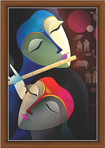 Radha Krishna (500x500), Png Download