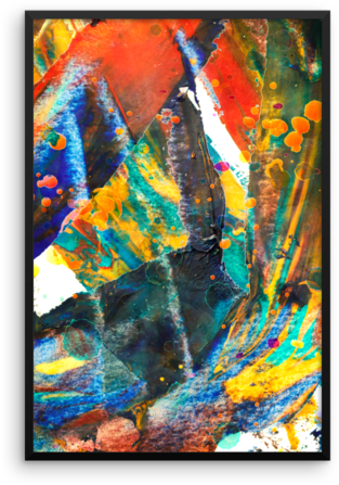 "break Free" Artevo Print Poster - Modern Art (500x500), Png Download