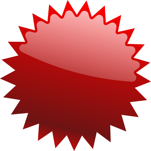 Small - Star Button Vector (600x600), Png Download