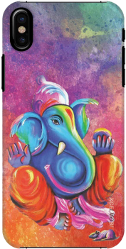 Ganesha With Mushak Slim Back Cover For Apple Iphone - Predicting Through Jaimini Astrology (300x400), Png Download