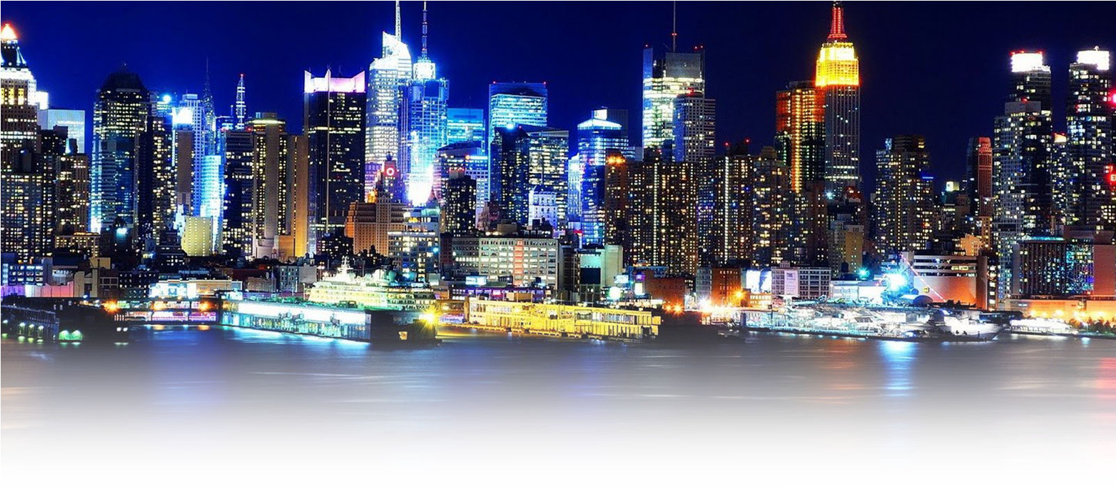 Jenish Naik Download - Dual Monitors Hd New York (1600x948), Png Download