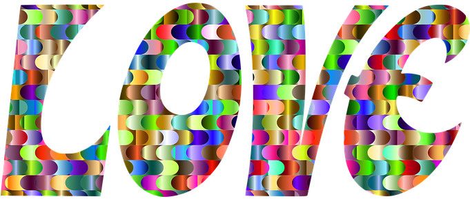 Love, Romance, Valentine, Compassion - Love Waves Text Mugs (680x340), Png Download