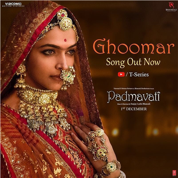 'ghoomer' Is A Traditional Folk Dance From Rajasthan - Pahlaj Nihalani Padmawati (1200x600), Png Download