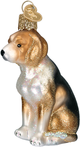 No Image Available For - Merck Family's Old World Christmas Beagle Glass Ornament (516x516), Png Download