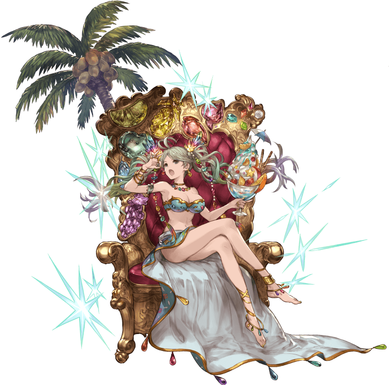 Delafillesummer B - Granblue Fantasy De La Fille (960x800), Png Download