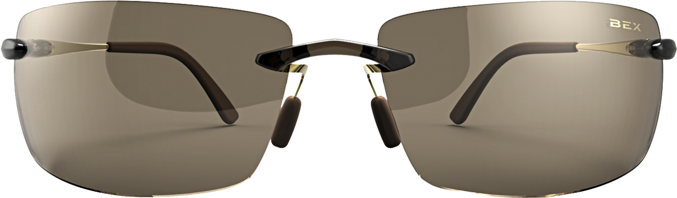 Bex Brackley Sunglasses - Bex Brackley Brown/gold Sunglasses Bbgx3 (1500x1500), Png Download