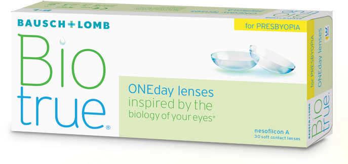 Biotrue Oneday For Presbyopia Lenses - Biotrue Oneday For Presbyopia (30 Pack) Contact Lenses (700x344), Png Download