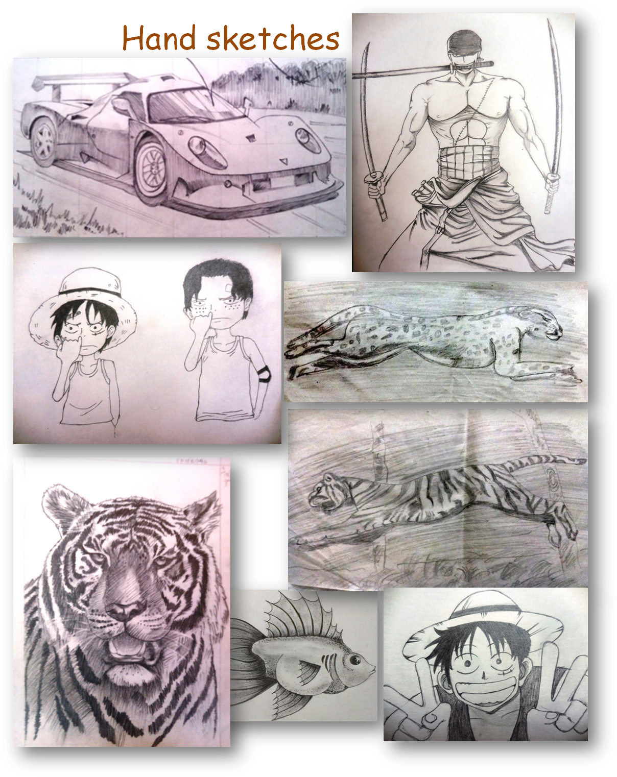 I Considered Showing My Sketches In One Page, Showing - Illustration (1223x1535), Png Download