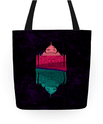 Taj Mahal Tote - Tote Bag (484x484), Png Download