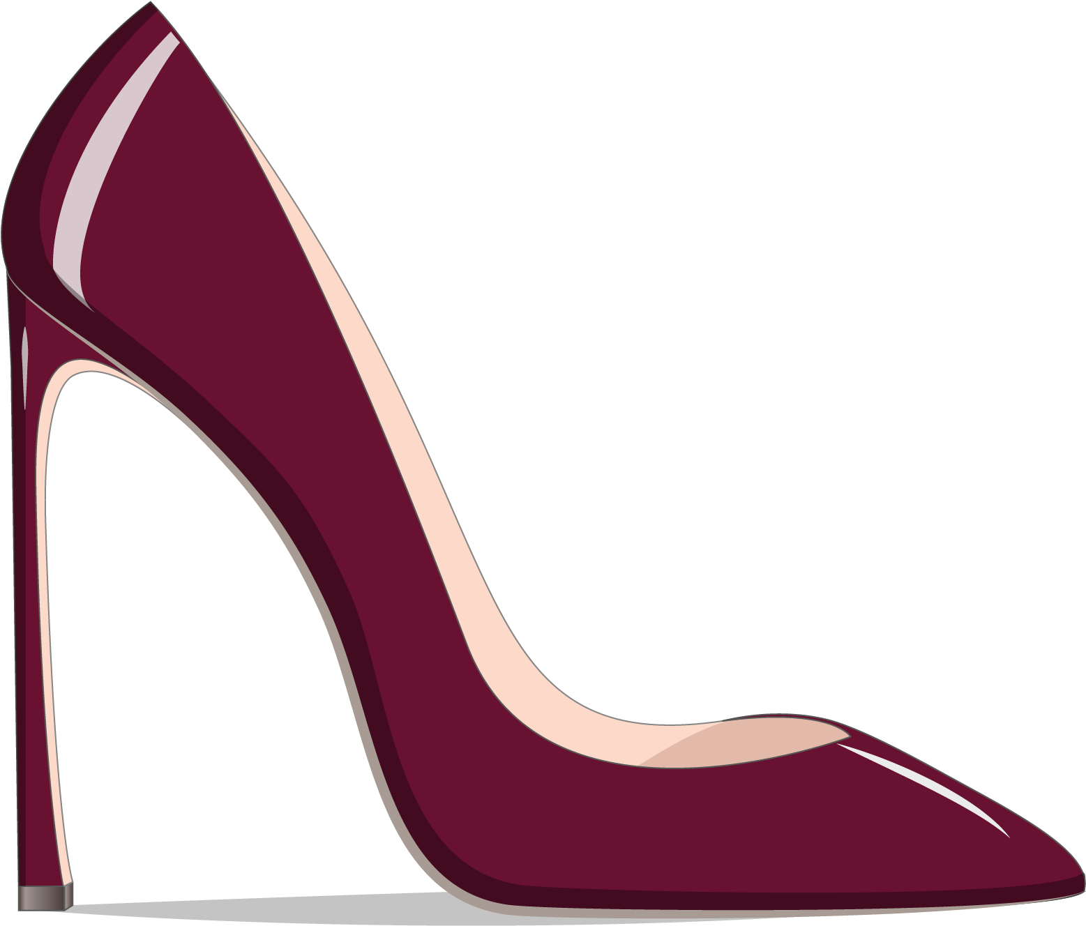 Guillaume Bergen Spring /summer '17 - So Kate Metallic Red (1754x2480), Png Download