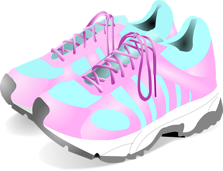 Shoes Sneakers Sport Woman Footwear Fashio - Sepatu Ket Olahraga Wanita (443x340), Png Download