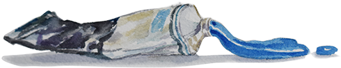 I Use Professional Grade Acrylics For My Larger Paintings - Coin Purse (500x430), Png Download