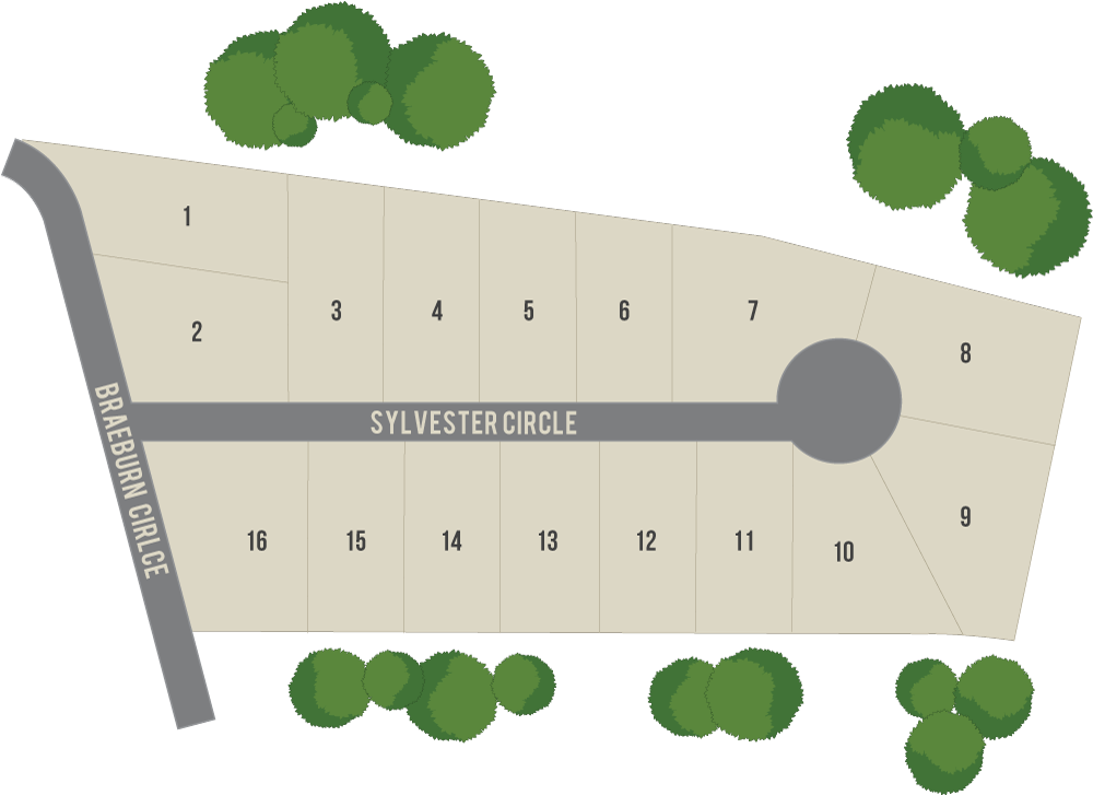 Select A Lot To Explore The Community - Sylvester Circle By Brock Built (1000x727), Png Download