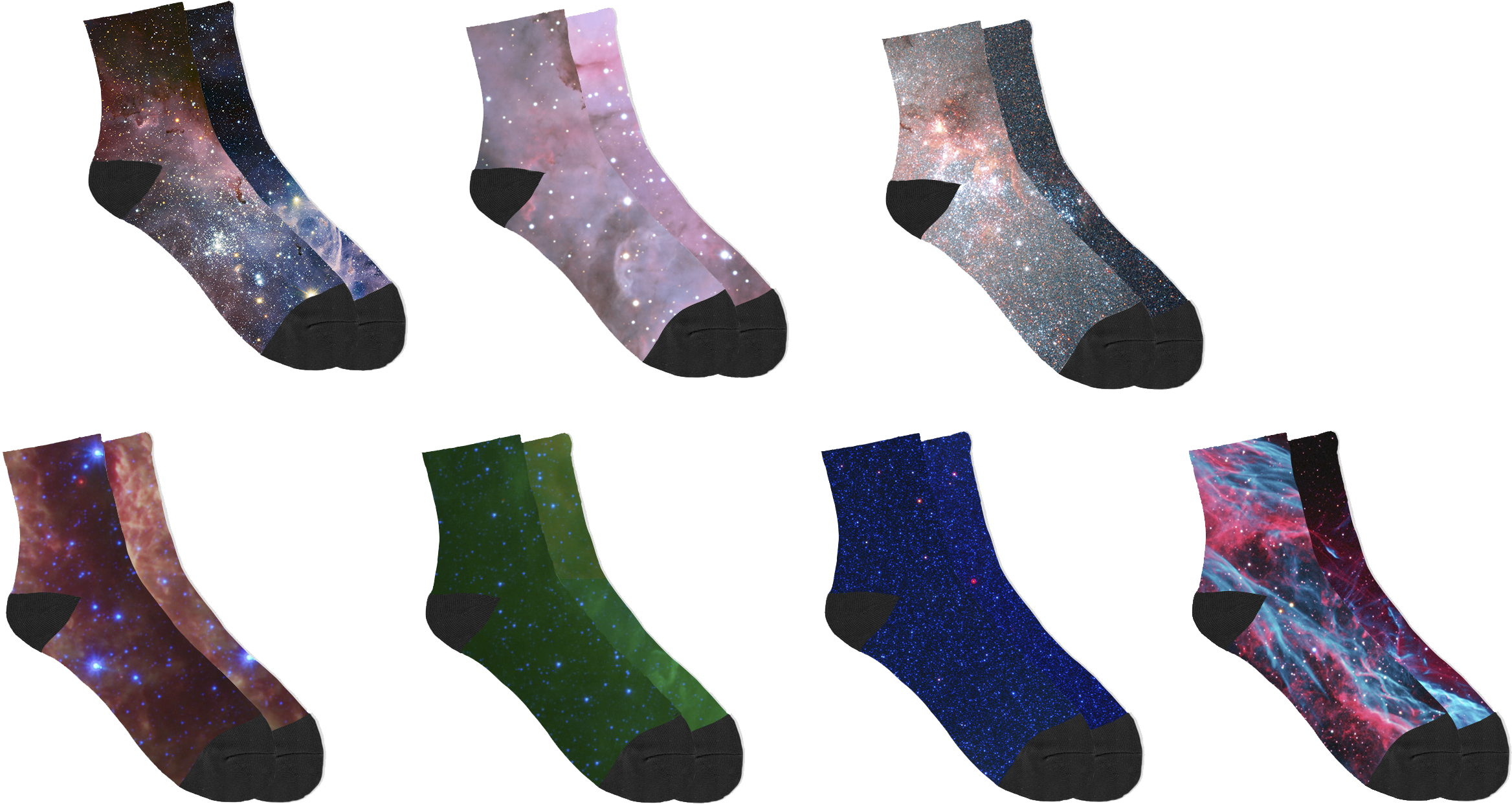 They Are Available In Training , Crew (7”), And Short - Sock (2596x1415), Png Download