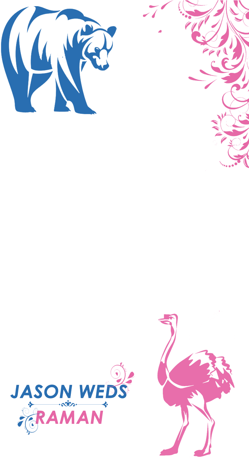 Bold, Playful, Wedding Web Design For A Company In - Decal Bear Figure Car Window Jet Ski (30 X 28,2 In. (844x1500), Png Download