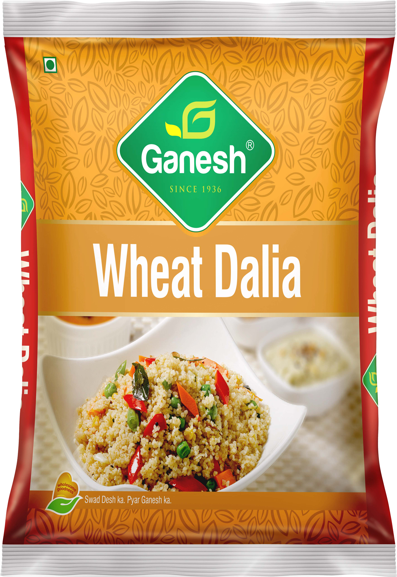 Pyar Ganesh Ka - Ganesh Wheat Dalia 500gm (1500x2000), Png Download