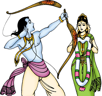 Sri Rama Pattabhishekam Images Pictures Wallpapers - Sri Rama Navami Logo (425x399), Png Download