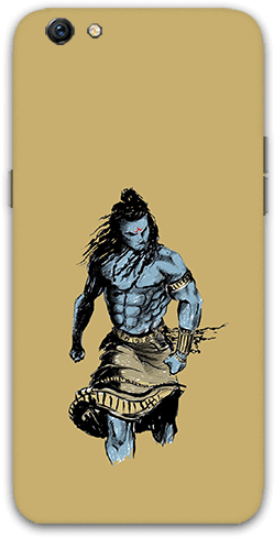 Angry Lord Rama Oppo F3 Plus Mobile Back Case - Mahadev T Shirt (600x600), Png Download