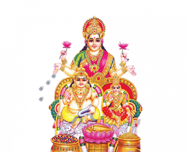 Previous - Next - Lakshmi Kubera (600x600), Png Download