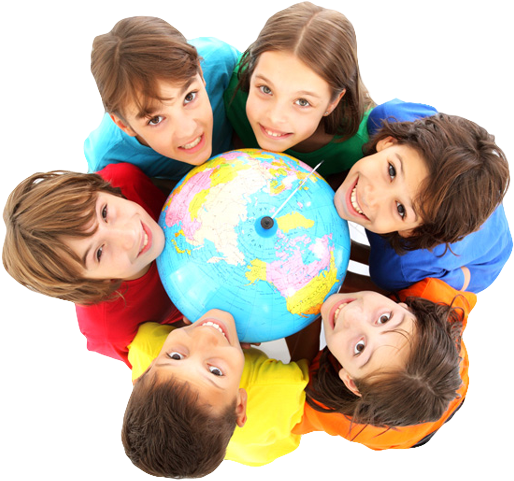 International School Kids (550x514), Png Download