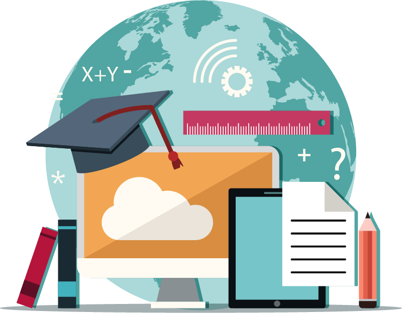 U18 Online Education Platform - La Tecnologia En La Educacion Png (800x623), Png Download