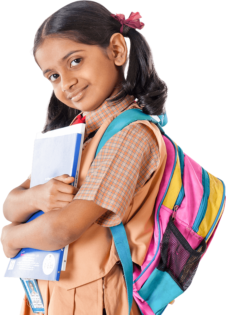 An Education Leading To A More Purposeful Life For - Indian School Girl Student (798x1095), Png Download