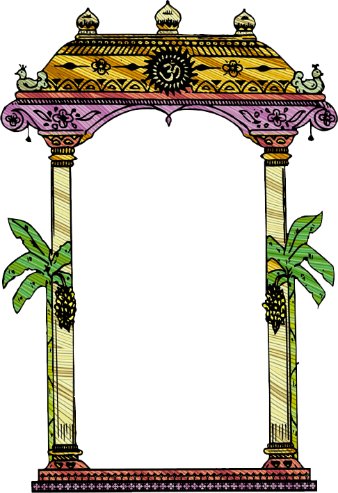 Pin By Syed Imran On Frames - God Photo Frames Png (486x709), Png Download
