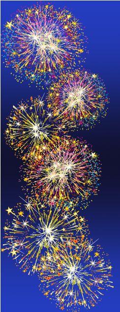 Fireworks Background Performers Web 2018 - Fireworks Vector (566x631), Png Download