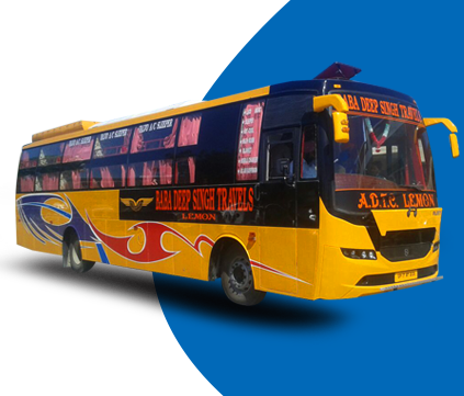 Previousnextplaystop - Adtc Lemon Bus Service Delhi (423x361), Png Download