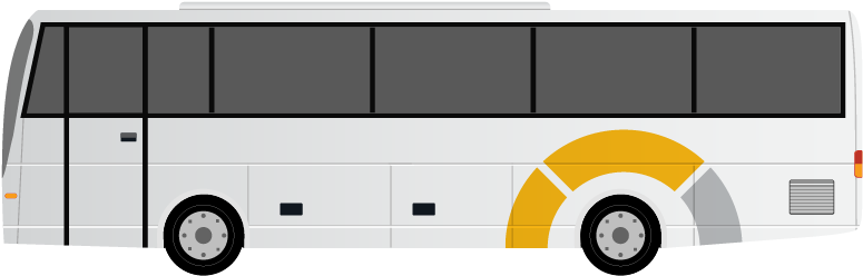 Intercity Bus Operations - Charter (801x321), Png Download