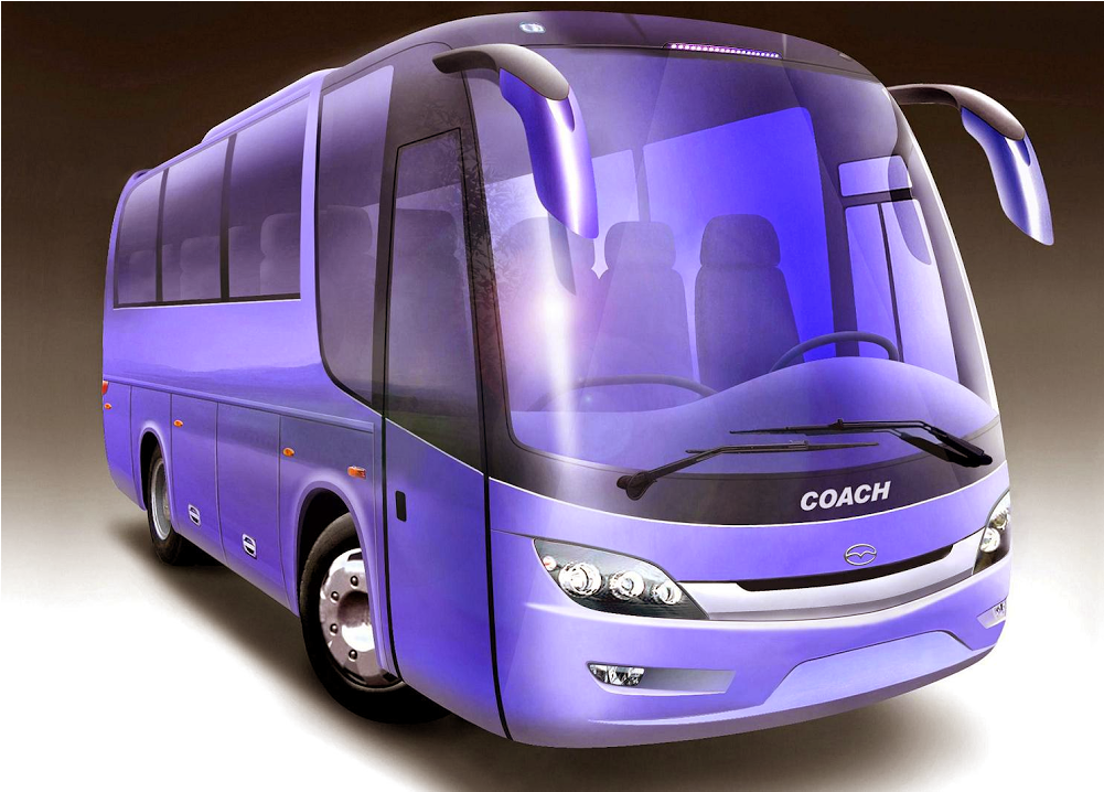 Dehradun Bus Service - Luxury Bus (1000x1000), Png Download
