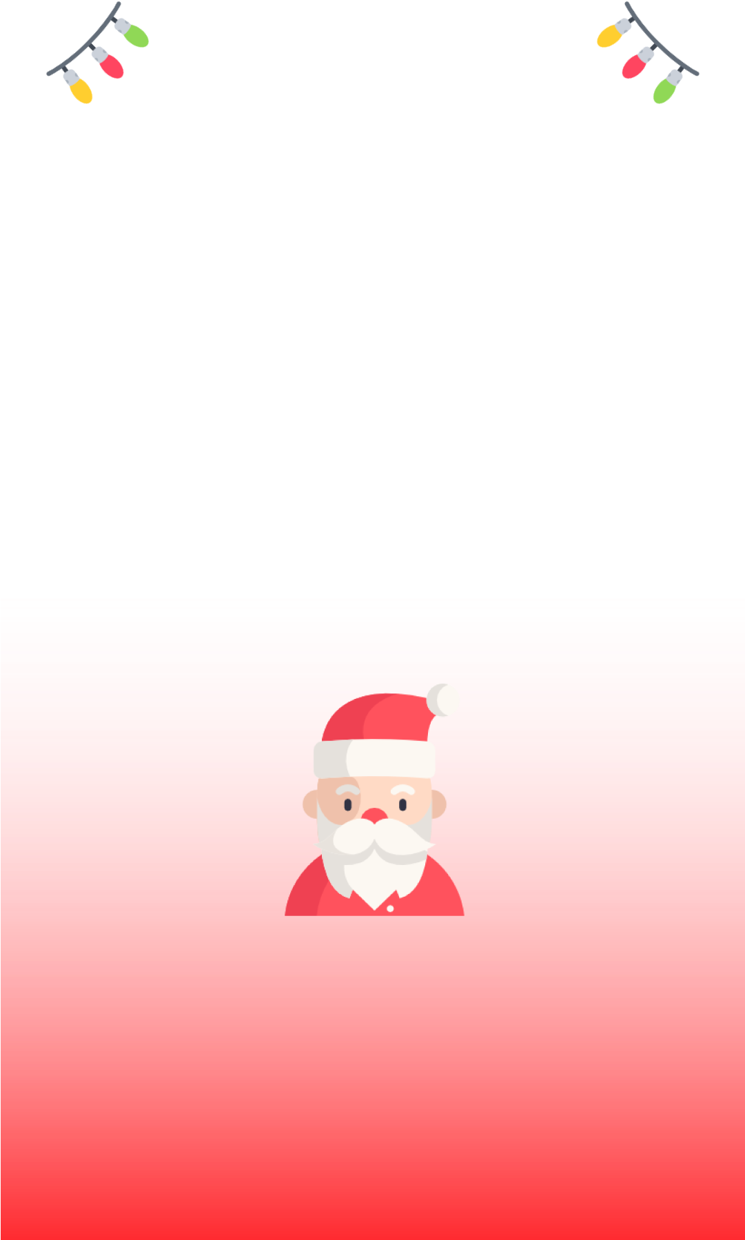 Santa's Lights - Santa Claus (1080x1920), Png Download