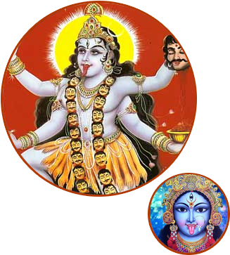 Lord Kali Symbolizes Destruction, Death, Violence But - Kali The Mother [book] (346x380), Png Download
