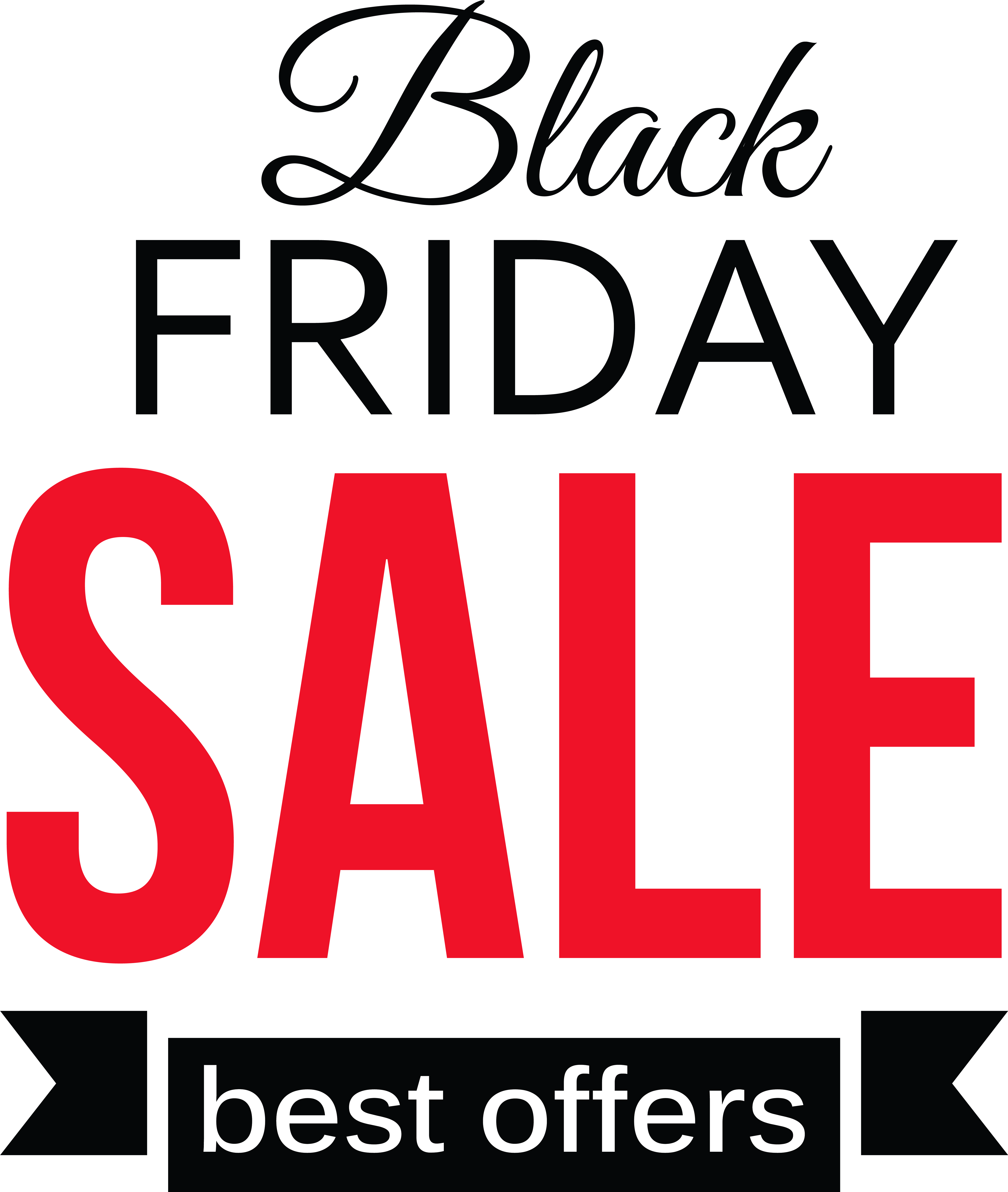 Clipart Png Black Friday (5347x6237), Png Download