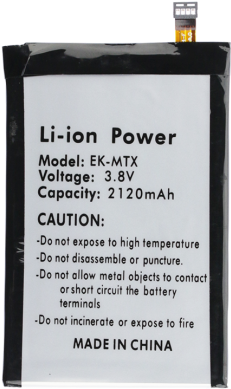 Motorola Moto X Battery Replacement - Sign (650x650), Png Download