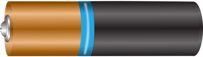 Battery Cell Electricity Energy Negative P - Battery Cell Png (680x340), Png Download