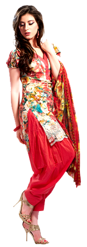Banner Free Stock Roopaz Boutique - Punjabi Suit Girl Png (370x493), Png Download