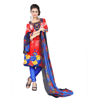 16% 3pc Stitched Ladies Suit - Silk (400x500), Png Download