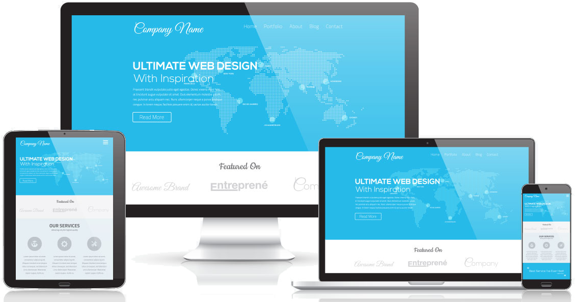 Creating Is What We Do, Dreaming Is Your Job - Responsive Websites Png (1300x600), Png Download