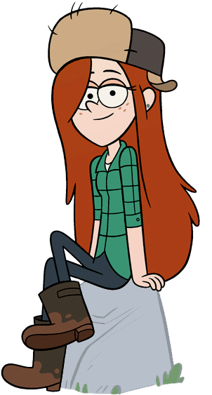 Wendy Gravity Falls (312x587), Png Download