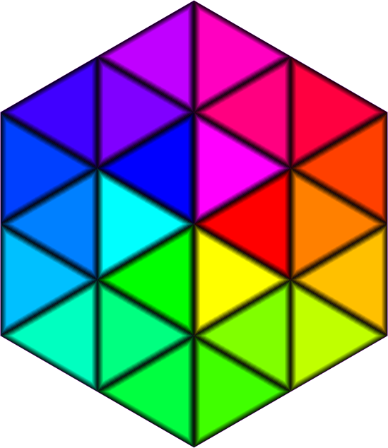 The Psychological Effects Of Colours - Geometry (549x634), Png Download