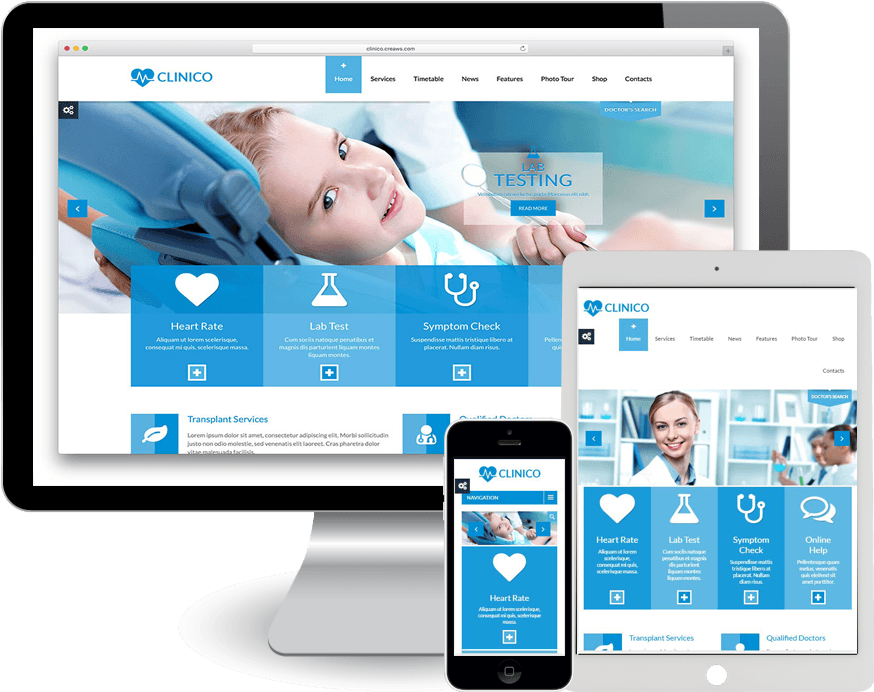 Responsive Dentist Website - Dentist (1024x815), Png Download