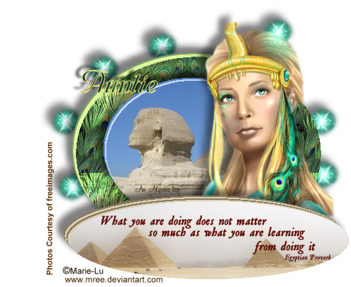 Auntie Learnfrom Marielu Alyssia - Aunt (495x405), Png Download