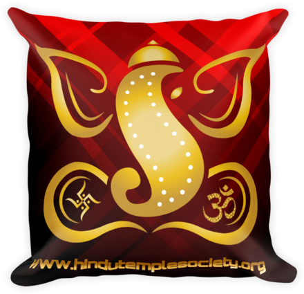 Square Pillow - Ganesha - Pillow (480x480), Png Download