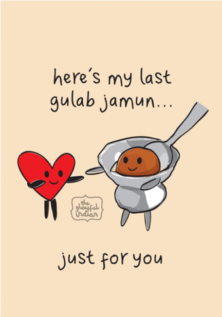 Love Quotes About Gulab Jamun (650x650), Png Download