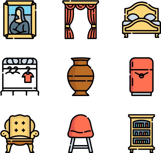 Vintage Furniture - School (600x564), Png Download