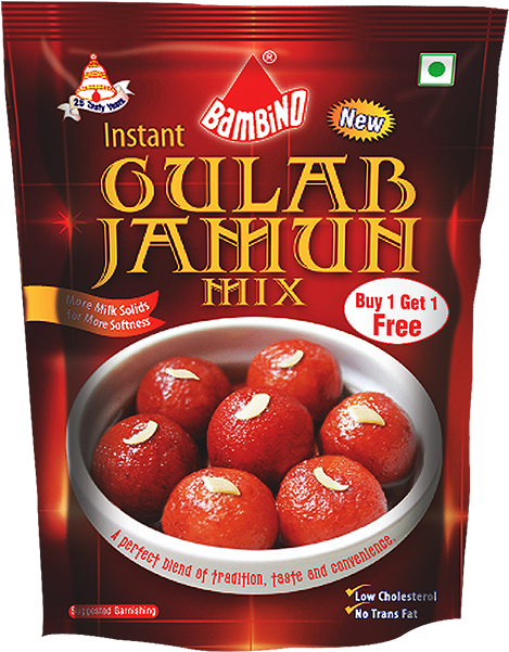 Gulab Jamun Mix - Bambino Agro Industries Ltd (600x600), Png Download