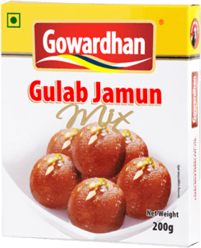 Gowardhan Gulab Jamun 200 Gm (500x500), Png Download