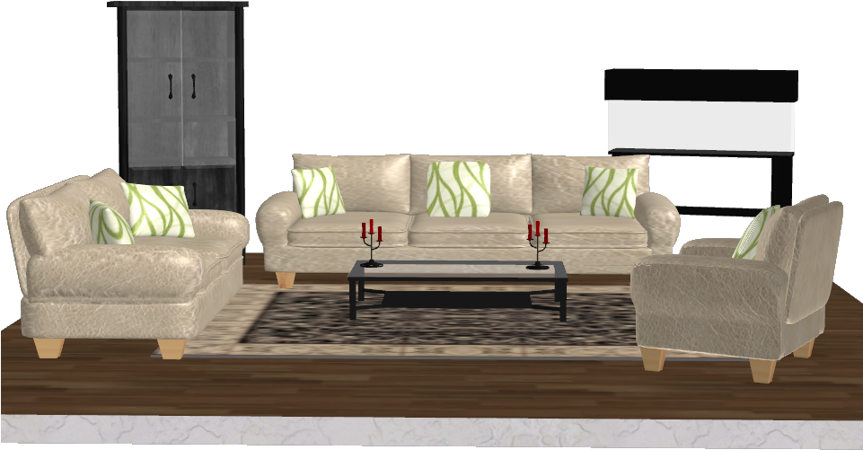 Living Room Furniture Png (960x720), Png Download