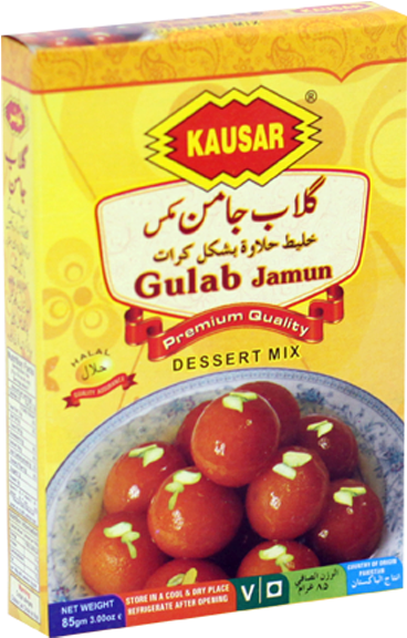 Kausar Gulab Jamun Dessert Mix 85g - Emergency Exit (550x684), Png Download